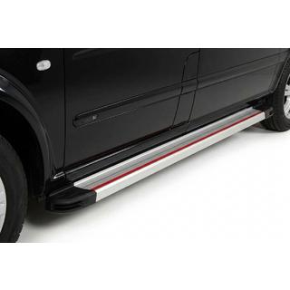 Sidetrin Maya Red-Grey (2 stk., aluminium) foto 1