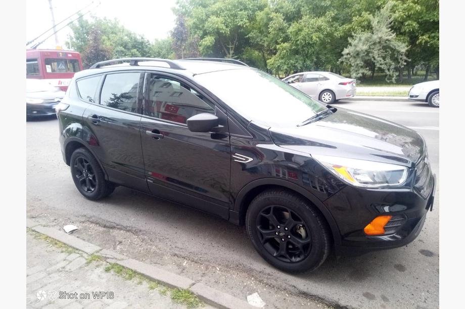 Ford Kuga/Escape 2013–2019 Tyrkiske tagrælinger, sorte (2 stk.) Image