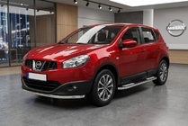 Nissan Qashqai 2010–2014 Sidetrin Tayga V2 (2 stk., aluminium) foto 1