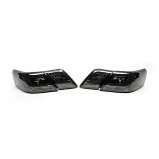 Baglygter (2 stk., LED, sort) foto 4