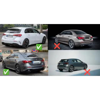 Premium AMG / A35 stænklapper (4 stk.) foto 3
