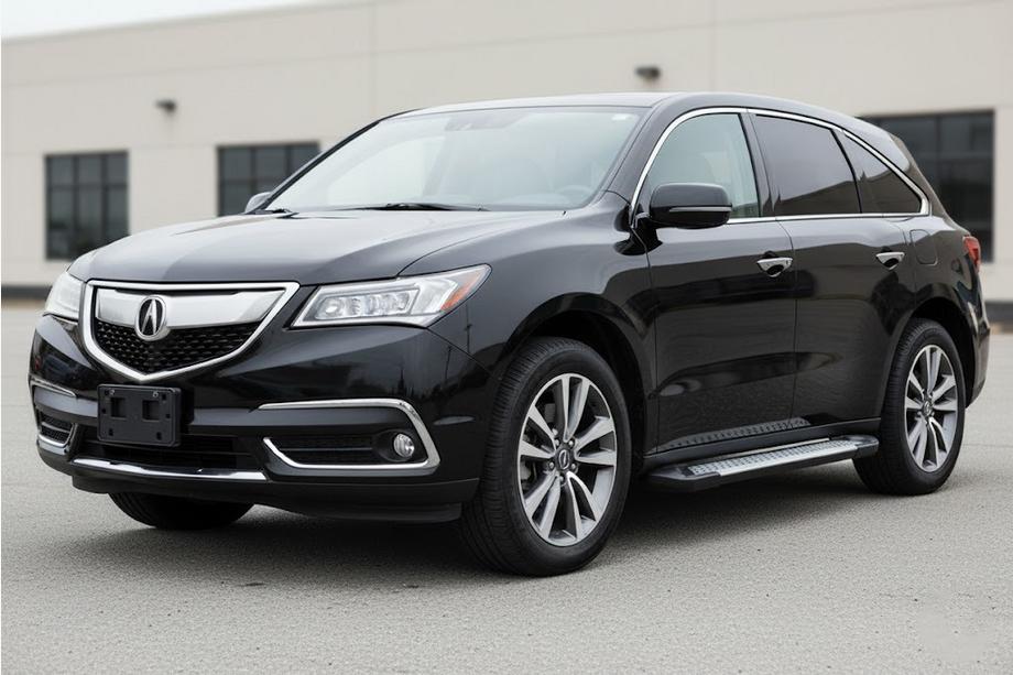 Acura MDX 2013–2020 Sidetrin Allmond Grey (2 stk., aluminium) Image