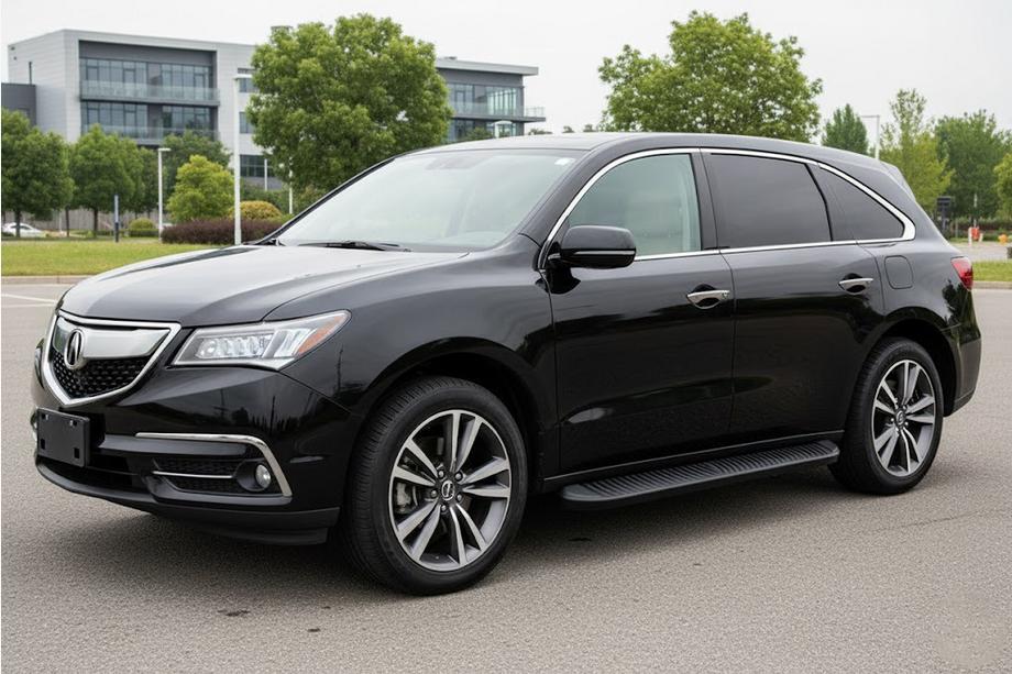 Acura MDX 2013–2020 Sidetrin Tayga Black (2 stk., aluminium) Image