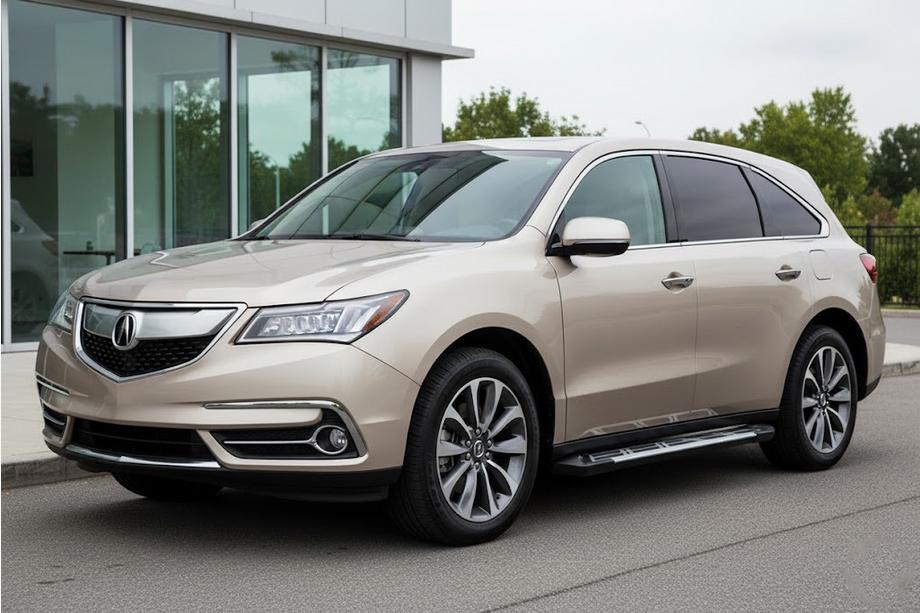 Acura MDX 2013–2020 Sunrise sidetrin (2 stk., aluminium) Image
