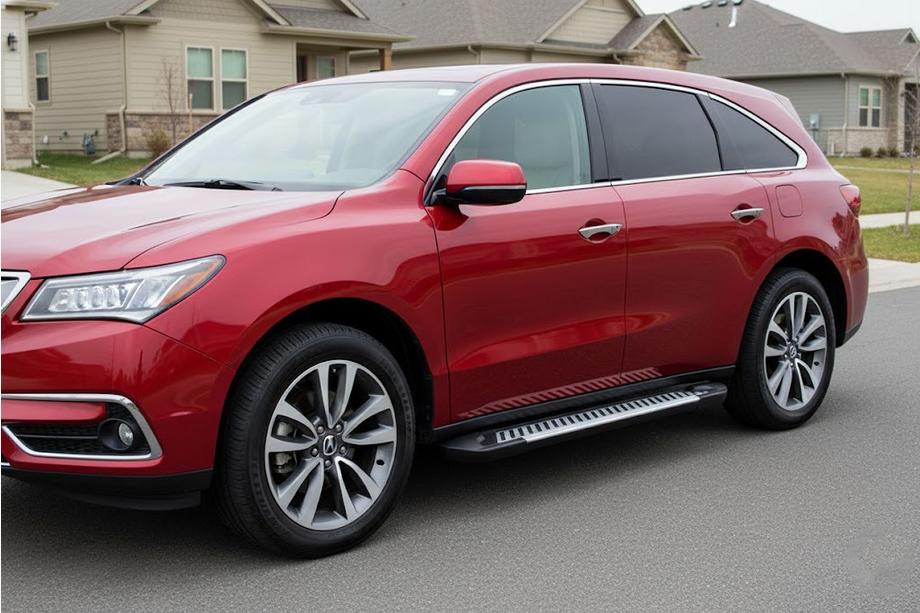 Acura MDX 2013–2020 Sidetrin Line (2 stk., aluminium) Image