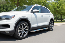 Acura MDX 2013–2020 Sidetrin Maydos V2 (2 stk., aluminium ↗ rustfrit stål) foto 1