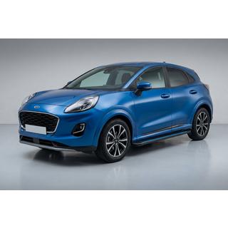Maya Blue sidetrin (2 stk., aluminium) foto 1