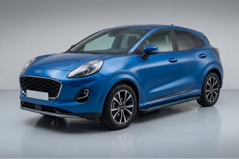 Ford Puma 2019– Maya Blue sidetrin (2 stk., aluminium) Image