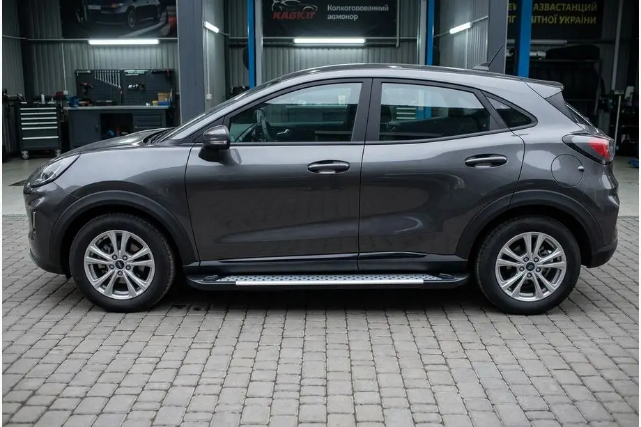 Ford Puma 2019– Sidetrin Allmond Grey (2 stk., aluminium) Image