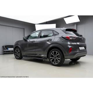 Sidetrin Tayga Black (2 stk., aluminium) foto 1
