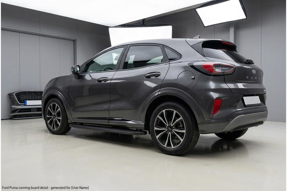 Ford Puma 2019– Sidetrin Tayga Black (2 stk., aluminium) Image