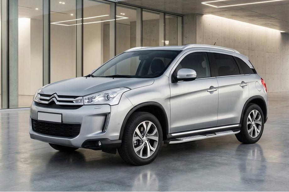 Citroen C-4 Aircross 2012–2017 Mevsim Grey sidetrin (2 stk., aluminium) Image