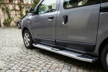 Dacia Dokker 2013–2022 Mevsim Grey sidetrin (2 stk., aluminium) foto 1