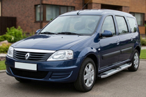 Dacia Logan MCV 2004–2014 Mevsim Grey sidetrin (2 stk., aluminium) foto 3
