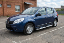 Dacia Sandero 2007–2013 Mevsim Grey sidetrin (2 stk., aluminium) foto 1