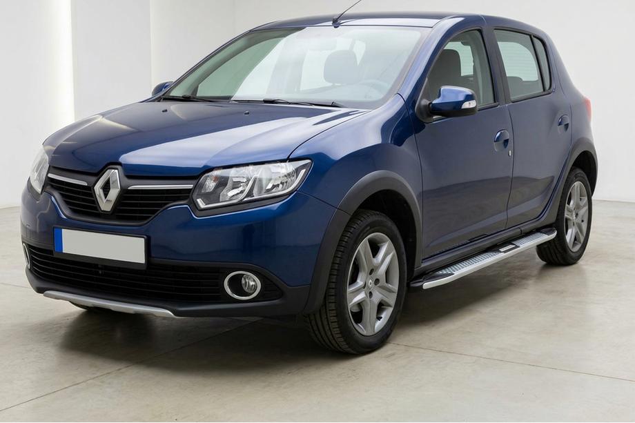 Dacia Sandero 2013–2020 Mevsim Grey sidetrin (2 stk., aluminium) Foto 1