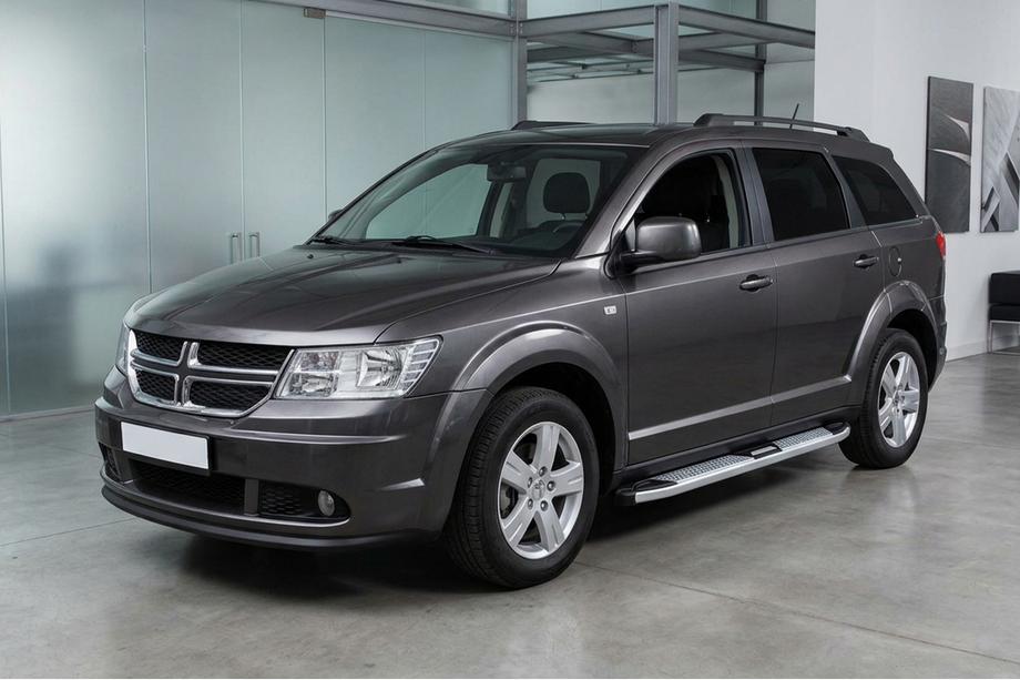 Dodge Journey 2008–2020 Mevsim Grey sidetrin (2 stk., aluminium) Image