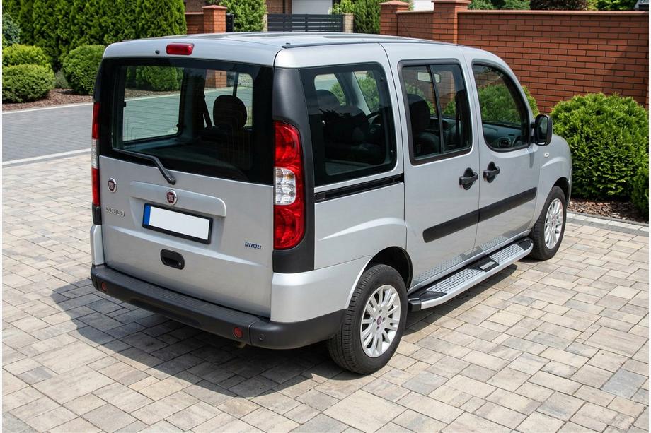 Fiat Doblo I 2005–2010 Mevsim Grey sidetrin (2 stk., aluminium) Image