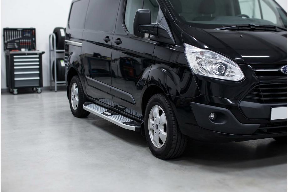 Ford Custom 2013–2022 Mevsim Grey sidetrin (2 stk., aluminium) Image