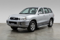 Hyundai Santa Fe 1 2000–2006 Mevsim Grey sidetrin (2 stk., aluminium) foto 1