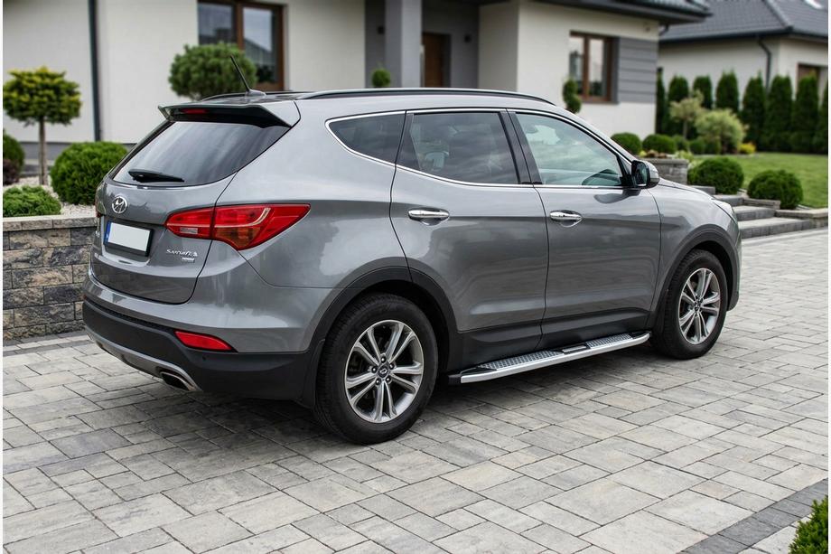 Hyundai Santa Fe 3 2012–2018 Mevsim Grey sidetrin (2 stk., aluminium) Foto 1