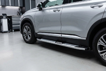 Hyundai Santa Fe 4 2018–2023 Mevsim Grey sidetrin (2 stk., aluminium) foto 1