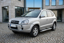 Hyundai Tucson JM 2004– Mevsim Grey sidetrin (2 stk., aluminium) foto 1