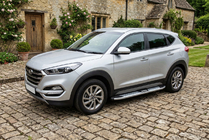 Hyundai Tucson TL 2016–2021 Mevsim Grey sidetrin (2 stk., aluminium) foto 1