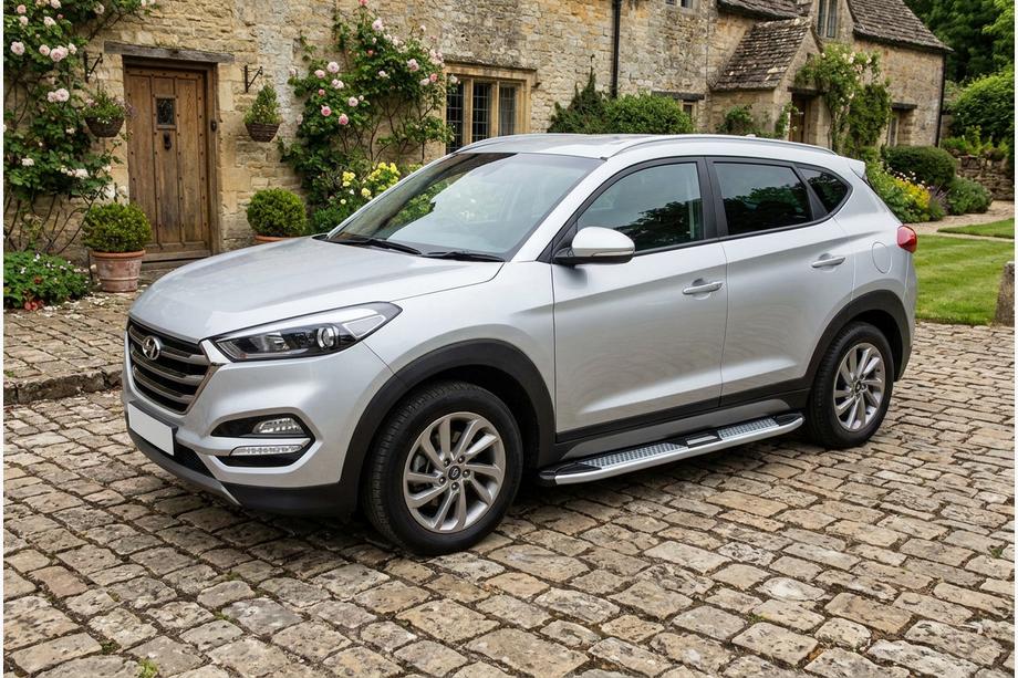 Hyundai Tucson TL 2016–2021 Mevsim Grey sidetrin (2 stk., aluminium) Image