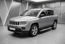 Jeep Compass 2006–2016 Mevsim Grey sidetrin (2 stk., aluminium) foto 1