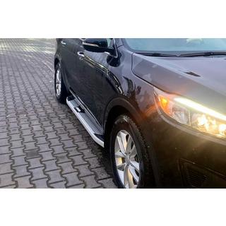 Mevsim Grey sidetrin (2 stk., aluminium)