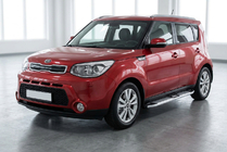 Kia Soul II 2013–2018 Mevsim Grey sidetrin (2 stk., aluminium) foto 1