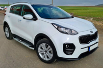 Kia Sportage 2015–2021 Mevsim Grey sidetrin (2 stk., aluminium) foto 4