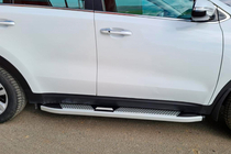 Kia Sportage 2015–2021 Mevsim Grey sidetrin (2 stk., aluminium) foto 1