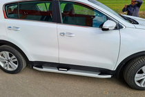 Kia Sportage 2015–2021 Mevsim Grey sidetrin (2 stk., aluminium) foto 6
