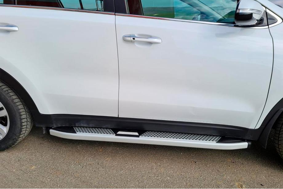 Kia Sportage 2015–2021 Mevsim Grey sidetrin (2 stk., aluminium) Image