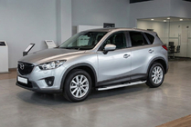 Mazda CX-5 2012–2017 Mevsim Grey sidetrin (2 stk., aluminium) foto 1