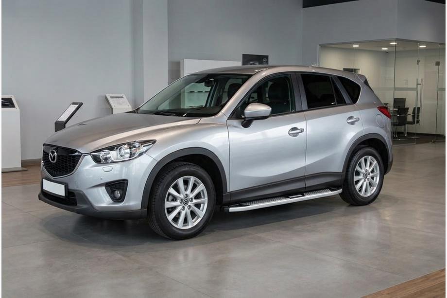 Mazda CX-5 2012–2017 Mevsim Grey sidetrin (2 stk., aluminium) Image