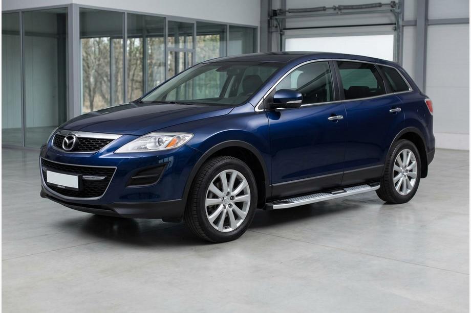 Mazda CX-9 2007–2016 Mevsim Grey sidetrin (2 stk., aluminium) Image