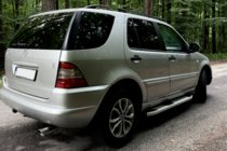 Mercedes ML W163 1997–2005 Mevsim Grey sidetrin (2 stk., aluminium) foto 4