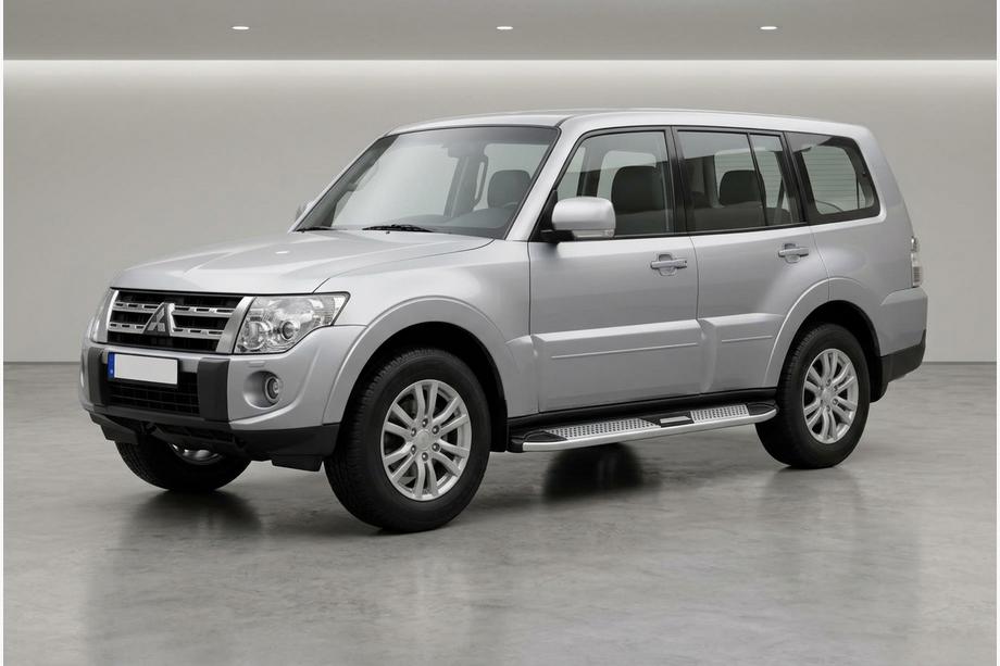 Mitsubishi Pajero Wagon IV 2006–2021 Mevsim Grey sidetrin (2 stk., aluminium) Image