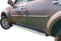 Mitsubishi Pajero Sport 2008–2015 Mevsim Grey sidetrin (2 stk., aluminium) foto 8