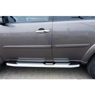 Mevsim Grey sidetrin (2 stk., aluminium)