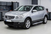 Nissan Qashqai 2007–2010 Mevsim Grey sidetrin (2 stk., aluminium) foto 1