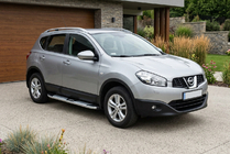 Nissan Qashqai 2010–2014 Mevsim Grey sidetrin (2 stk., aluminium) lang akselafstand foto 1