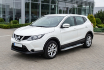 Nissan Qashqai 2014–2021 Mevsim Grey sidetrin (2 stk., aluminium) foto 1