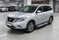 Nissan Pathfinder R52 2012–2021 Mevsim Grey sidetrin (2 stk., aluminium) foto 1
