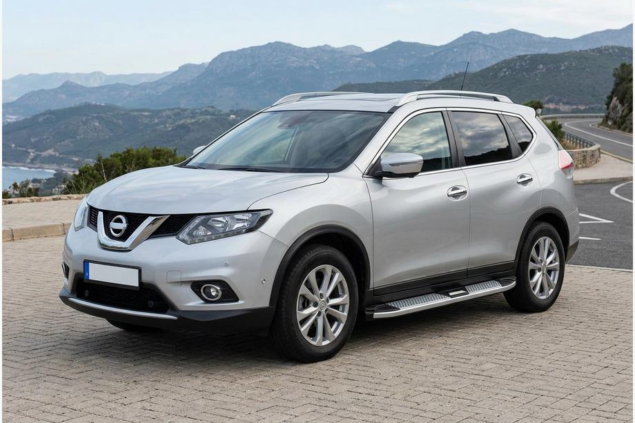 Nissan X-trail T32/Rogue 2014–2021 Mevsim Grey sidetrin (2 stk., aluminium) Foto 1