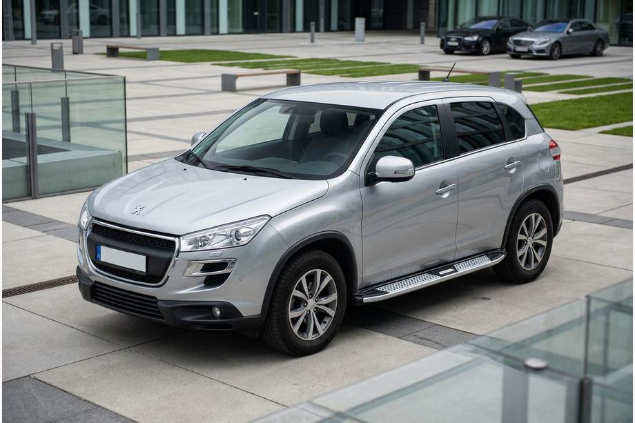 Peugeot 4008 2012–2017 Mevsim Grey sidetrin (2 stk., aluminium) Image