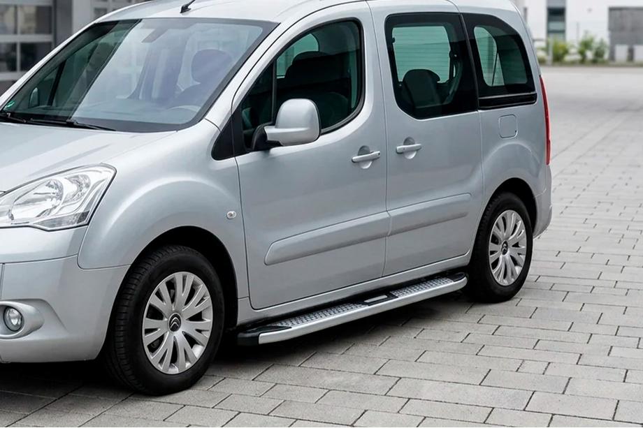 Peugeot Partner Tepee 2008–2018 Mevsim Grey sidetrin (2 stk., aluminium) Image